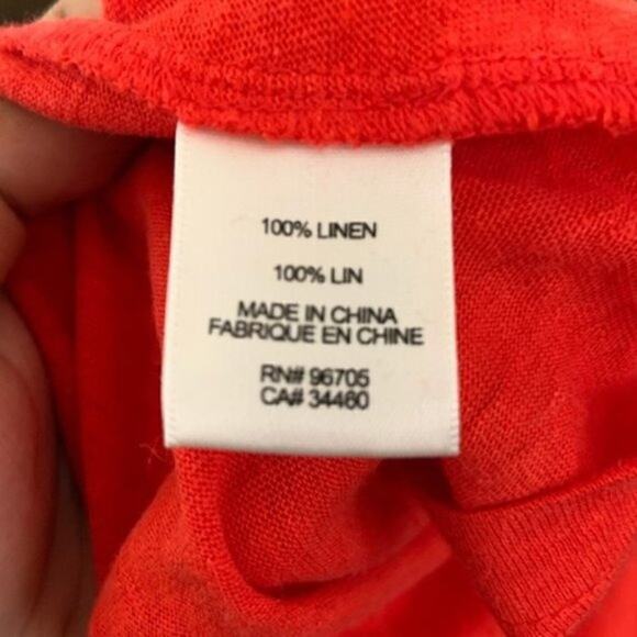 Rebecca Taylor linen cold shoulders blouse M - Picture 4 of 4